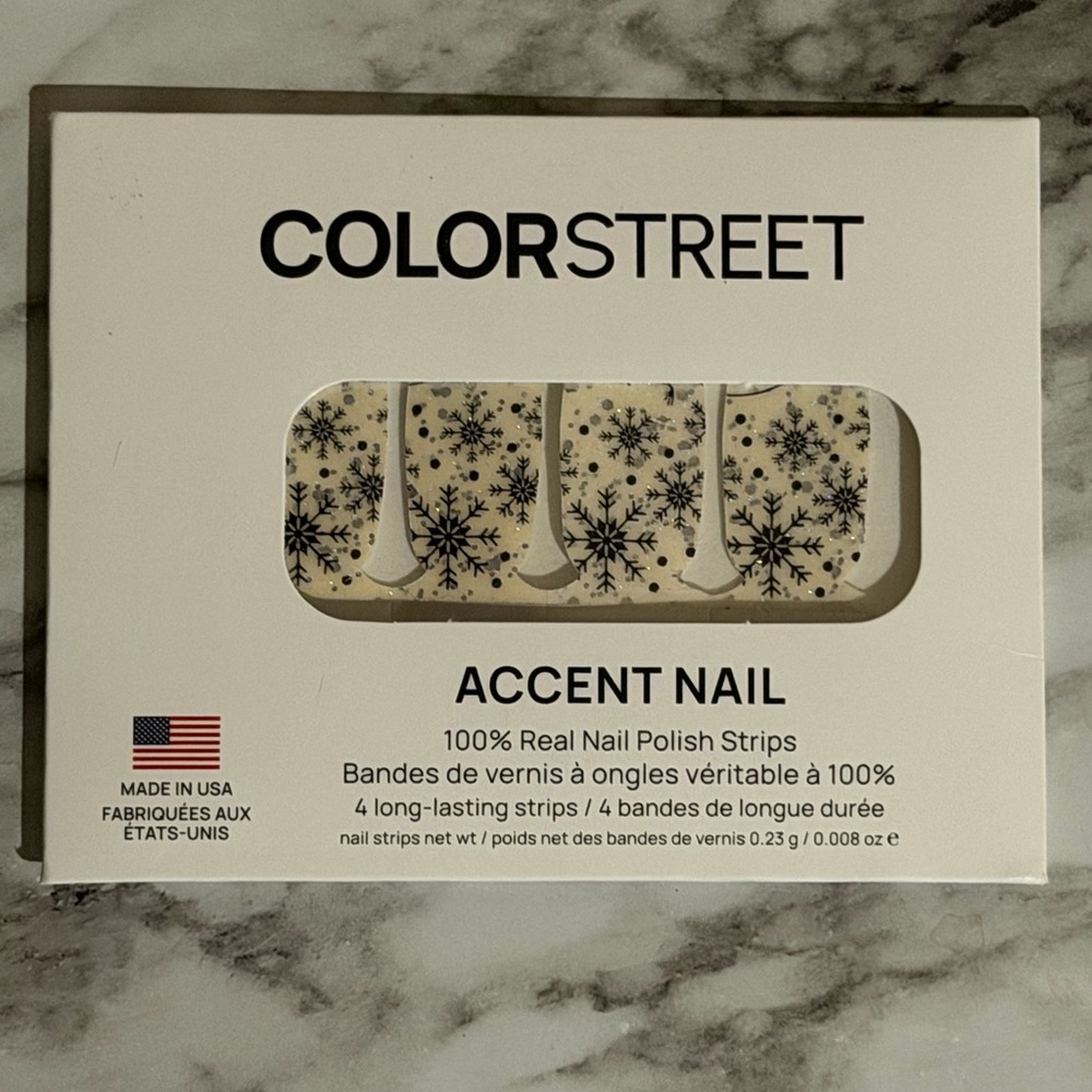 Santa’s Ride accent nail strips